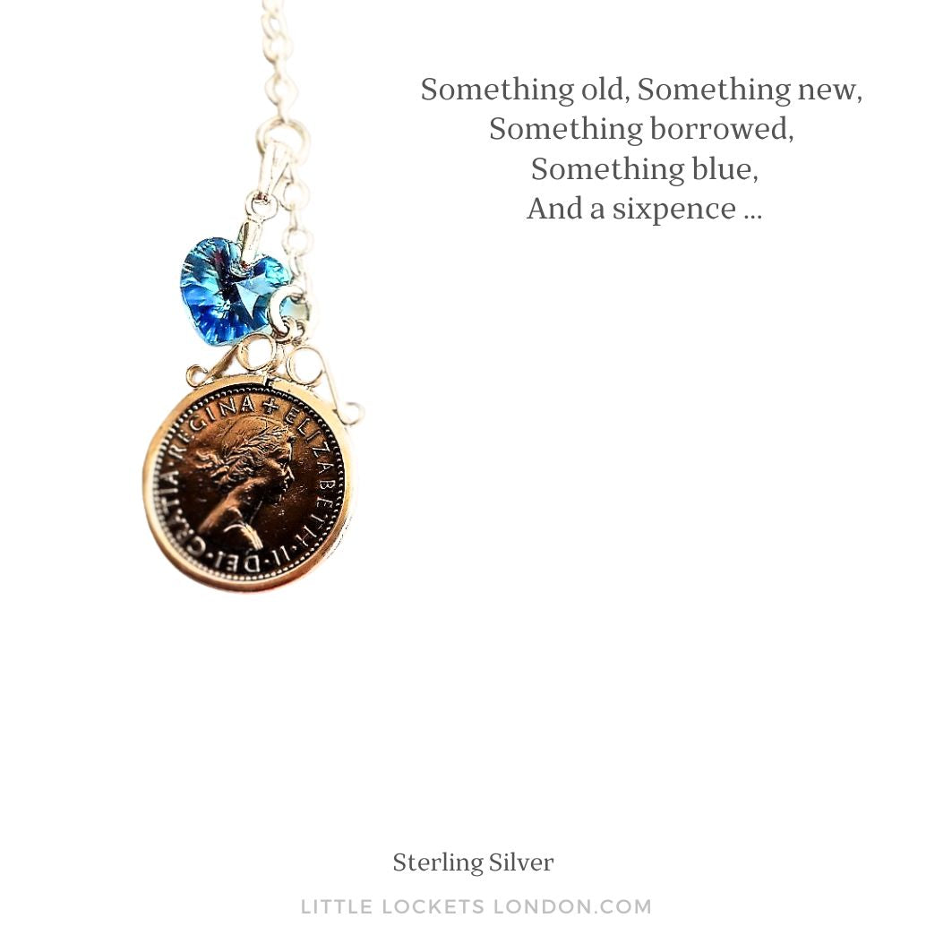 British Sixpence Bouquet Charm