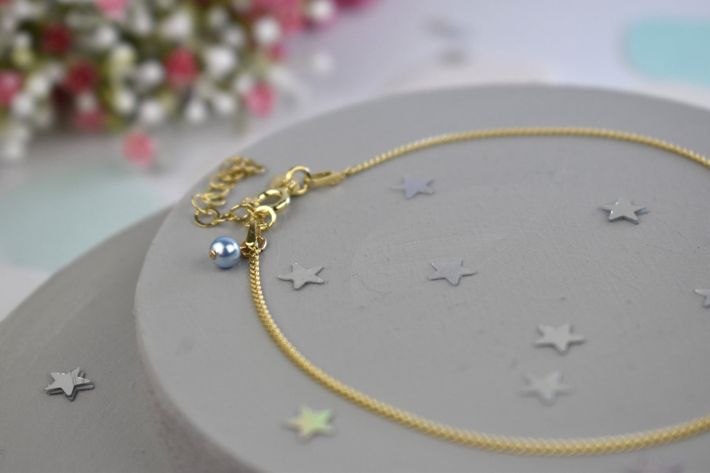 Something Blue Anklet