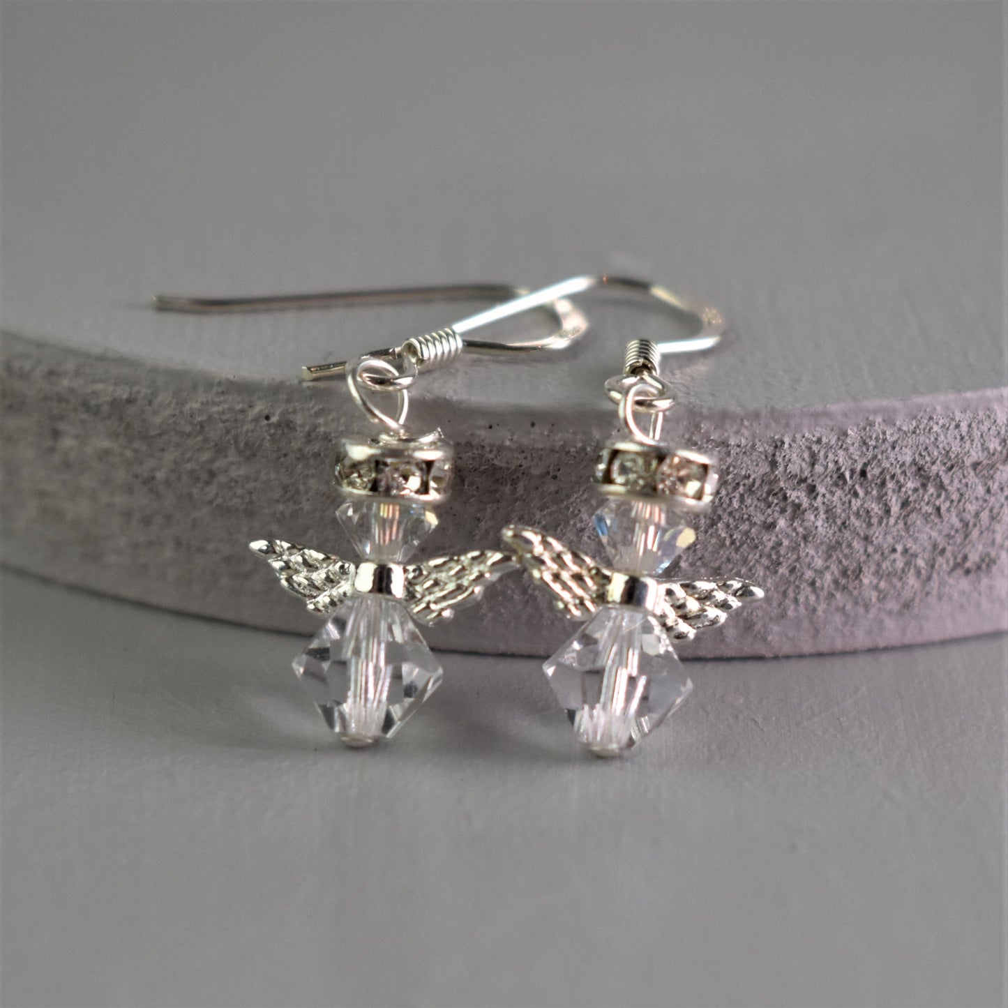 Crystal Snow Angel Christmas Jewellery