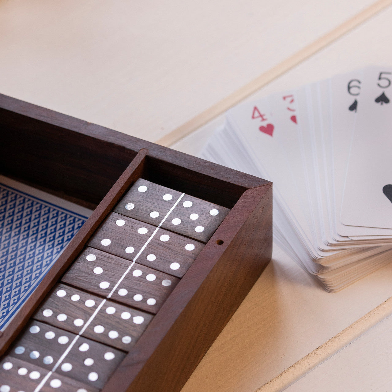 Handcrafted wooden obx and dominos