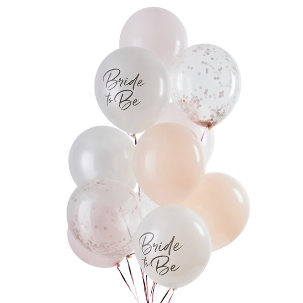 Bride balloon bunch