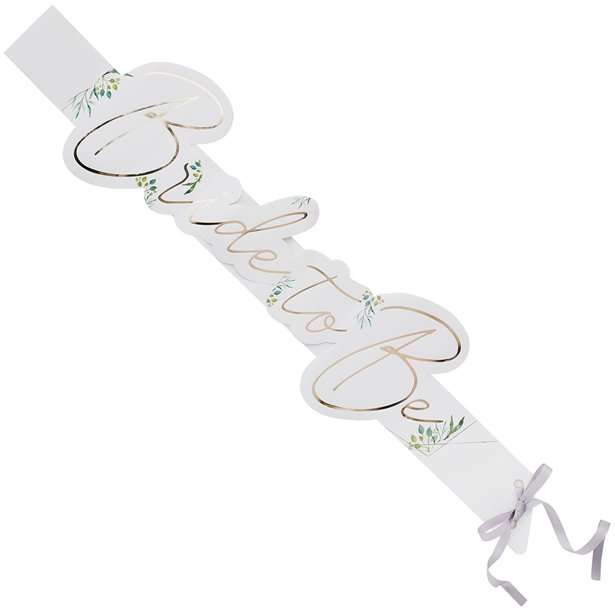 Bride to Be Sash