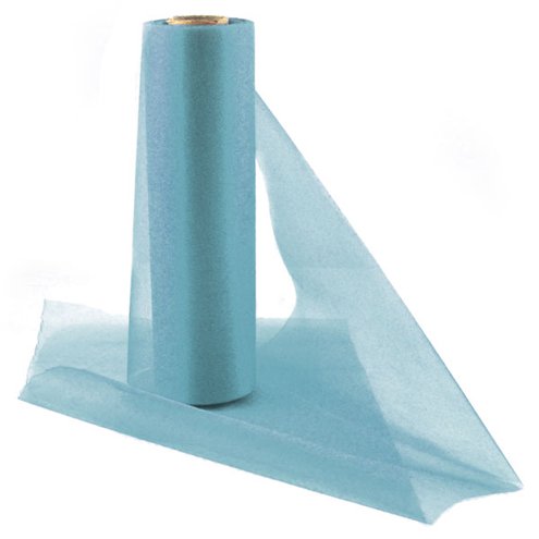 Blue organza roll