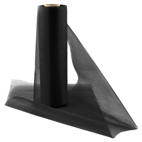 Black organza roll
