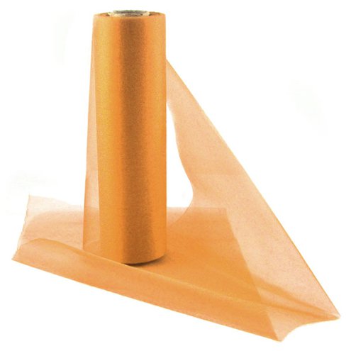 Orange organza roll