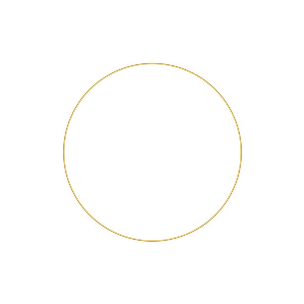 gold wedding hoop for decoration