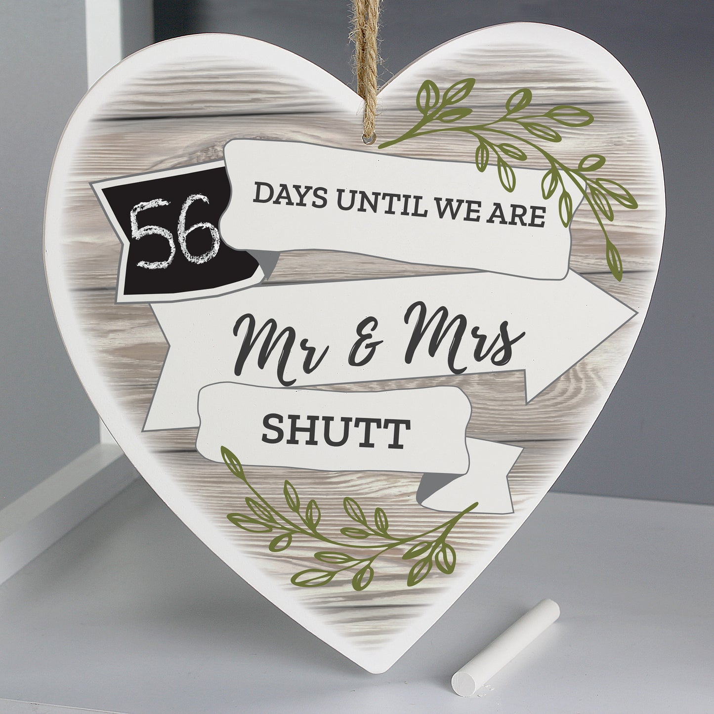 Personalised Wedding Countdown