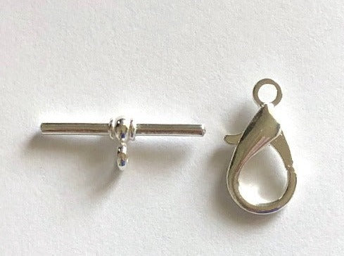 Sterling silver oval locket, fasten options