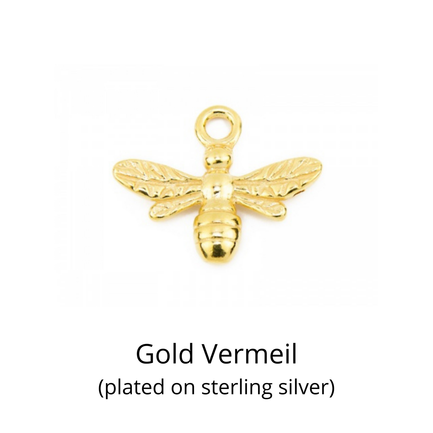 Gold vermeil plated onto sterling silver