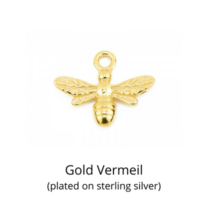 Gold vermeil plated onto sterling silver