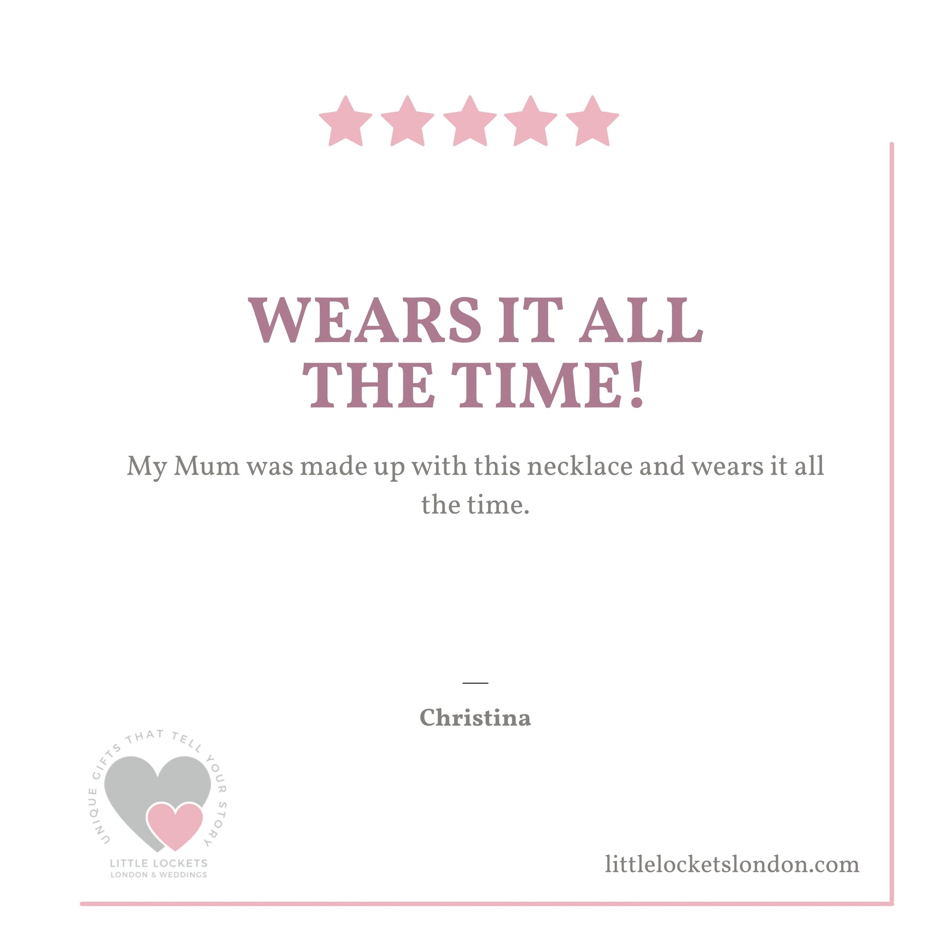 Five star Customer Review