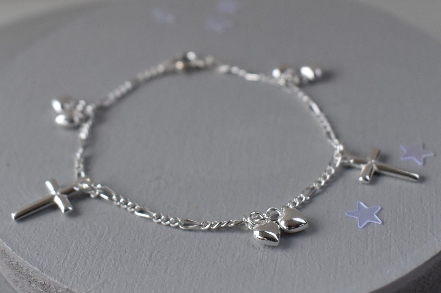 Hearts & Crosses Bracelet