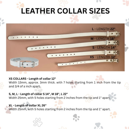 Collar sizing chart