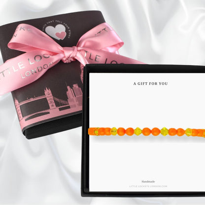 All our stackers arrive gift box with a card and the wording "A gift for you"