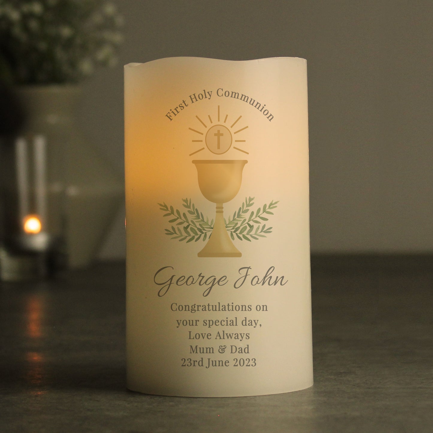 First Holy Communion Candle