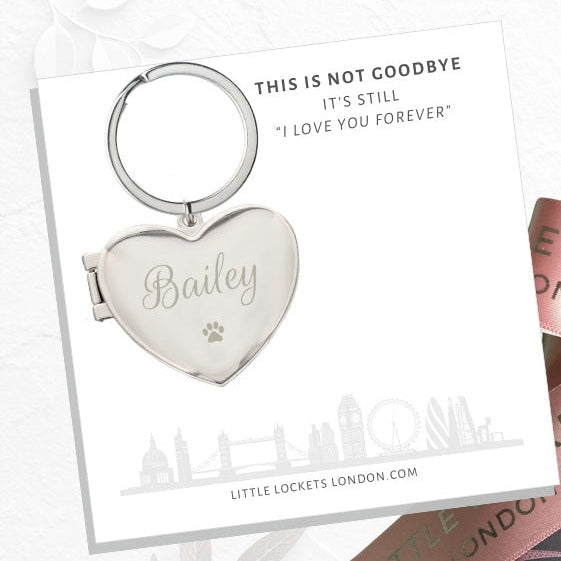Mounted on gift card with This is not Goodbye. Shown with optional upgraded gift wrap