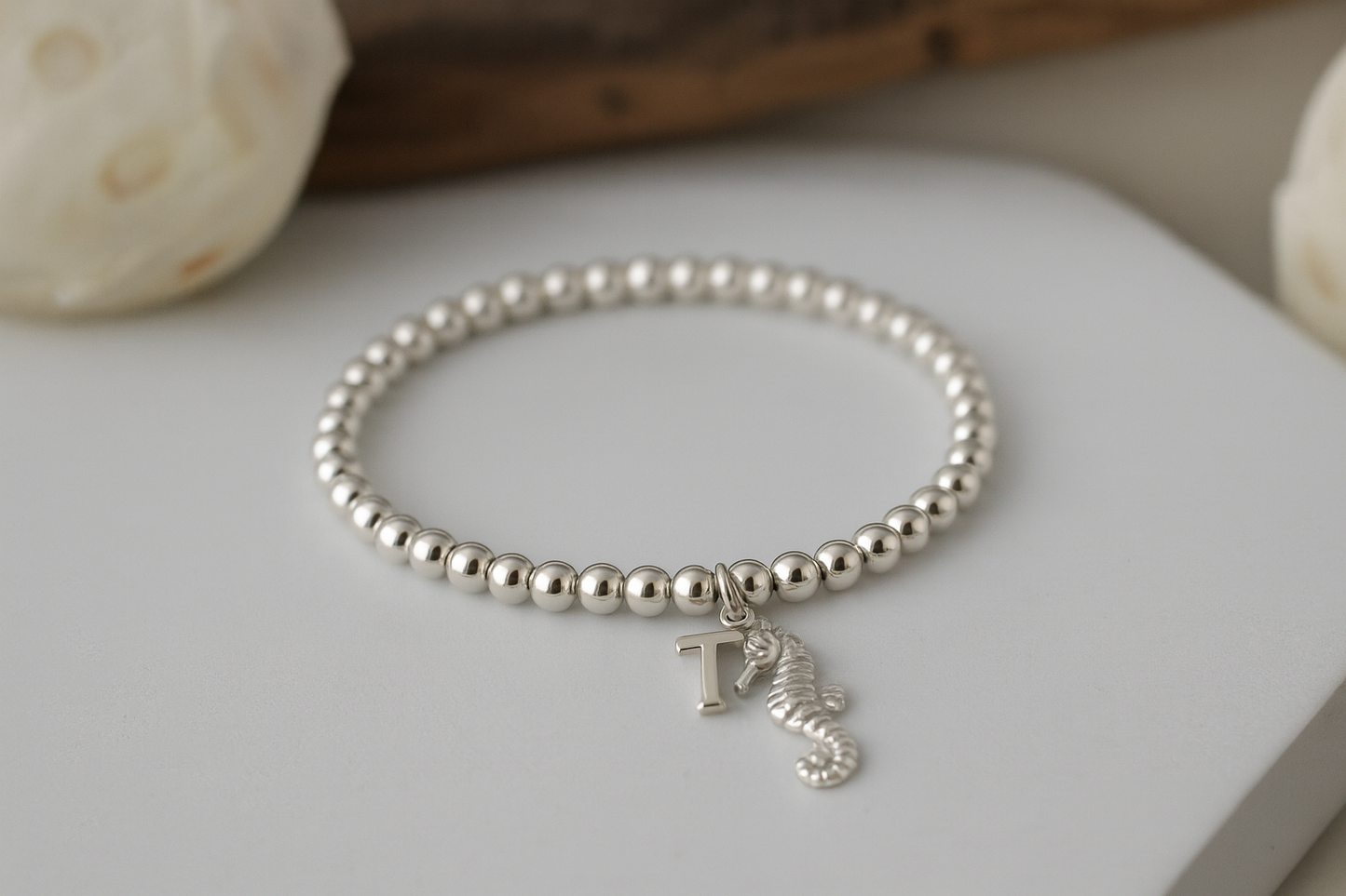 Sterling Silver Seahorse Bracelet