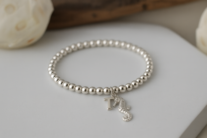 Sterling Silver Seahorse Bracelet