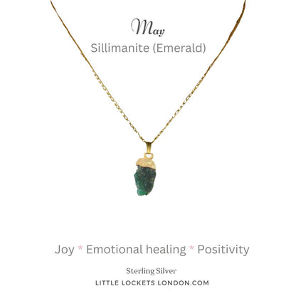 Sillimanite Raw Crystal Pendant