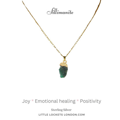 Sillimanite Raw Crystal Pendant