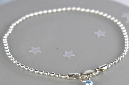 Delicate Something Blue Bracelet