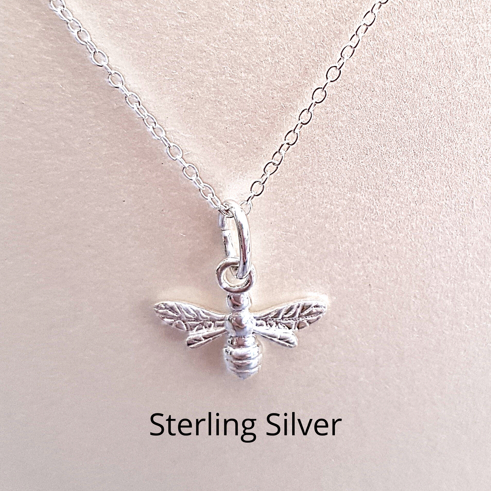 Sterling silver bee