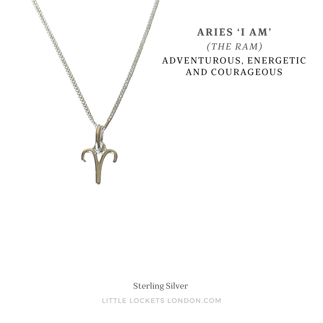 zodiac pendant shown on card mount
