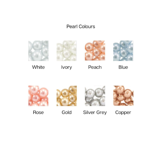 choice of pearl colours