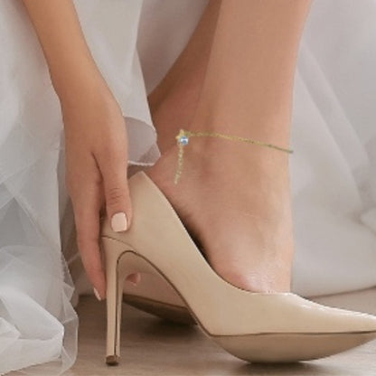 Something Blue Anklet