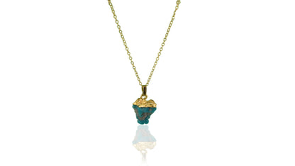 Turquoise Raw Crystal Pendant