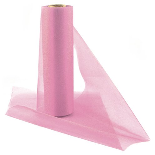 Pink organza roll