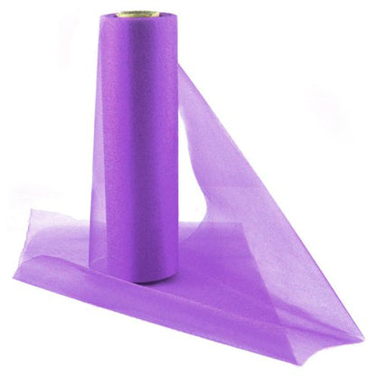 Purple organza roll