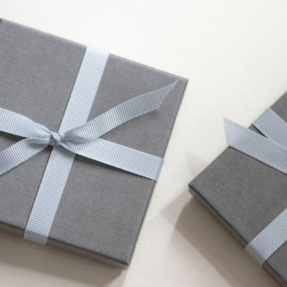 stylish grey gift box