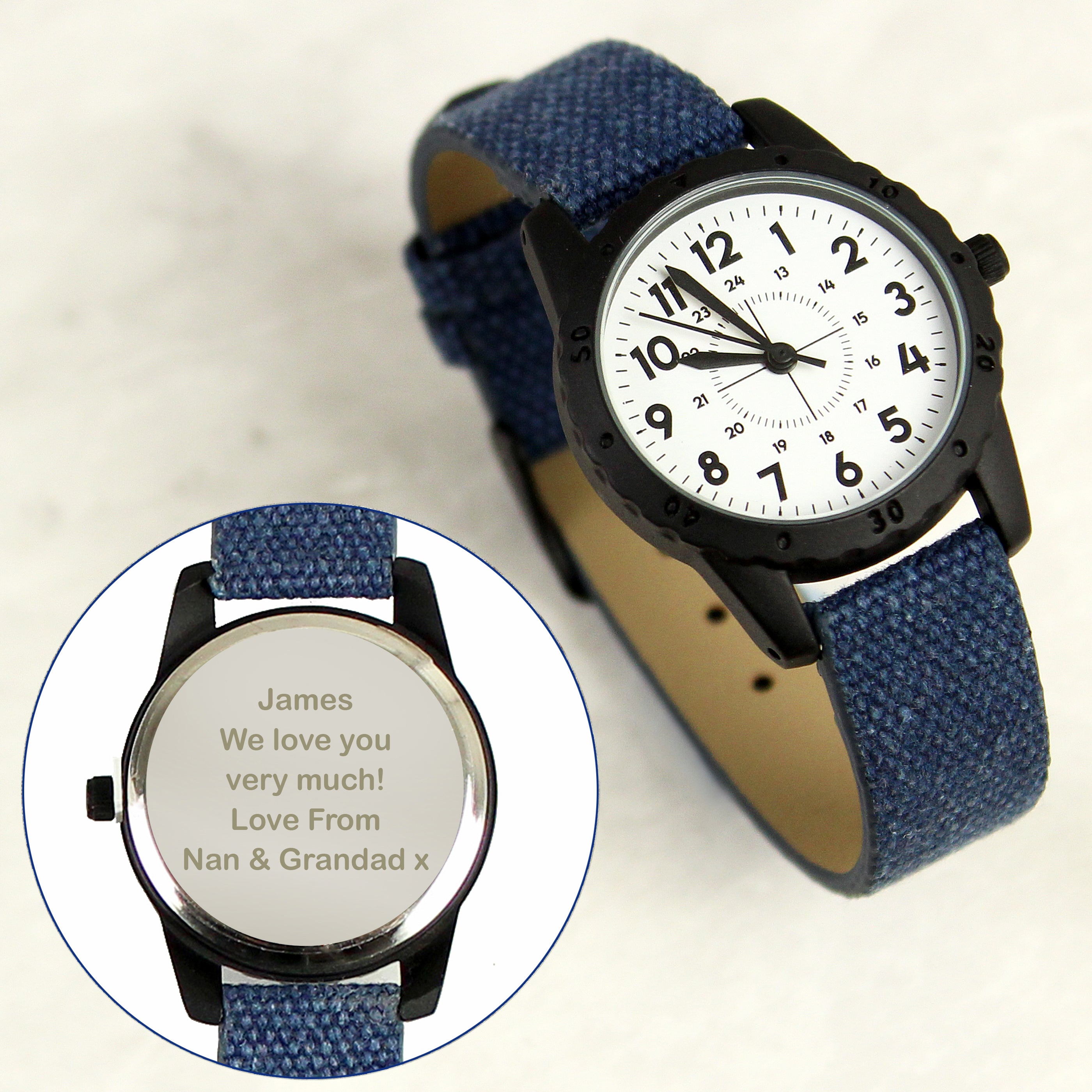 Boys leather strap watch new arrivals