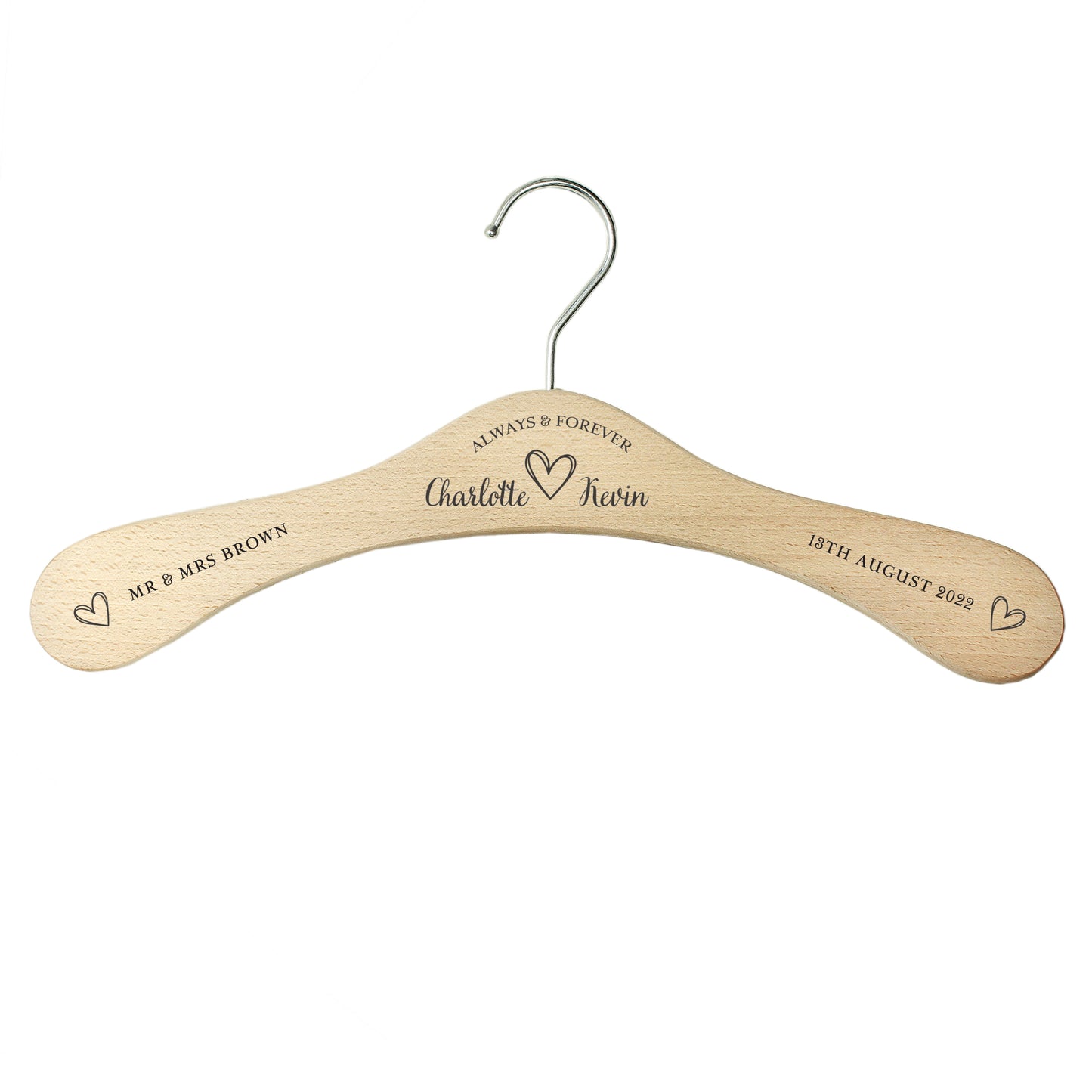 Personalised Wedding Hanger for Bride or Groom
