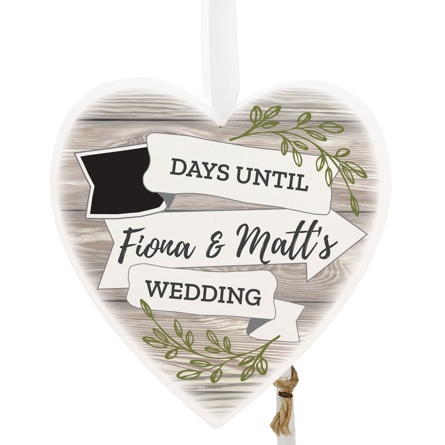 personalised wedding countdown