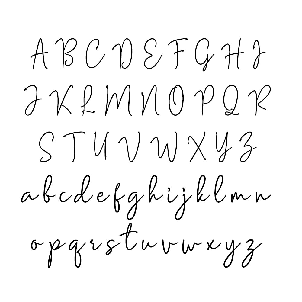 script font for keyring