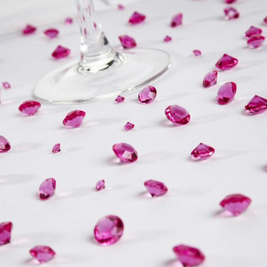 Baby Pink Scatter Table Crystals
