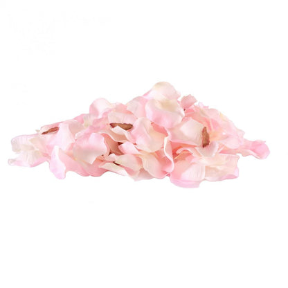 rose pink silk rose petal confetti