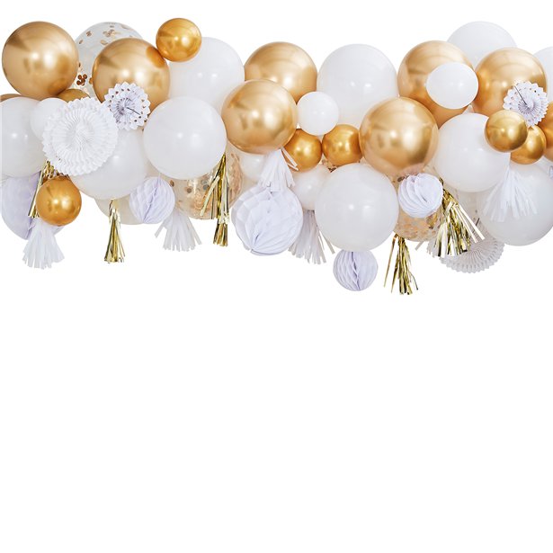 gold balloon wedding kit