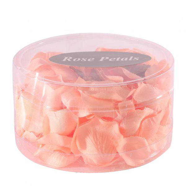 peach silk rose petal confetti