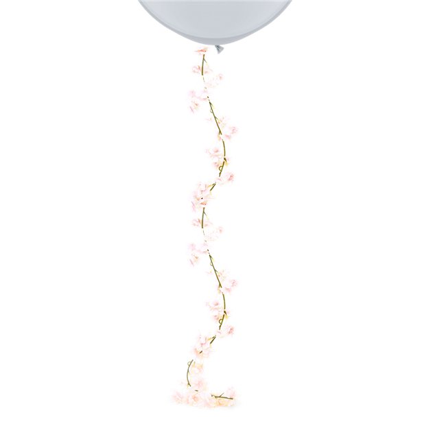 pink blossom garland